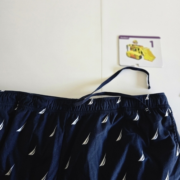 Nautica Men's Pajama Pants 100% Polyester Sleepwear Size XXL Blue Lounge Wear - Picture 6 of 10